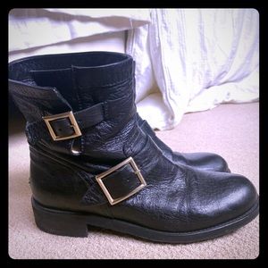 Jimmy Choo motorcycle boots
